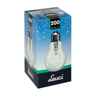 10 x Leuci Glühbirne 200W E27 klar A67 Glühlampe 200 Watt Glühbirnen