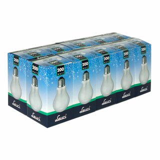 10 x Leuci Glühbirne 200W E27 MATT A67 Glühlampe 200 Watt Glühbirnen Glühlampen