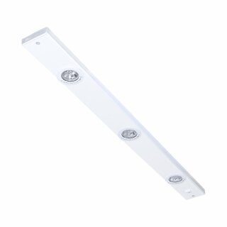 StarLicht Halogen Unterbauleuchte DELOS weiß 82cm 3x20W G4 warmweiß 2700K mit Schalter