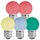 Müller-Licht LED Leuchtmittel Tropfen bunt Set G45 0,6W E27 2x Rot 1x Gelb 1x Blau 1x Grün