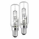 2 x Müller-Licht Halogen Leuchtmittel Röhre T25 30W = 37W E14 405lm warmweiß 2900K 2000h dimmbar