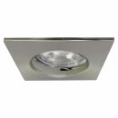 Müller-Licht LED EBL Einbaustrahler satin Edelstahl gebürstet 5W GU10 300lm warmweiß 2700K