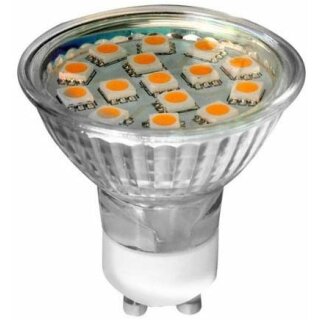 Müller-Licht LED Leuchtmittel Reflektor 3W GU10 200lm warmweiß 3000K 15 SMD flood 110°