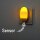 Müller-Licht LED Nachtlicht für Steckdose Juno Sensor Maus Dämmerungssensor Amber 1500K Orientierungslicht