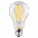 Lightway LED Filament Leuchtmittel Birnenform 7W = 55W E27 klar 720lm 300° warmweiß 2700K Ra>95 DIMMBAR