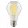 Lightway LED Filament Leuchtmittel Birnenform 7W = 55W E27 klar 720lm 300° warmweiß 2700K Ra>95 DIMMBAR
