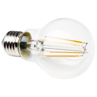 I-Glow LED Filament Leuchtmittel Birnenform 6,5W = 60W E27 klar 810lm warmweiß 2700K 300° Retro-LED DIMMBAR