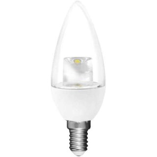 Müller-Licht LED Leuchtmittel Kerze 4,5W = 30W E14 klar Kristall 320lm warmweiß 2700K