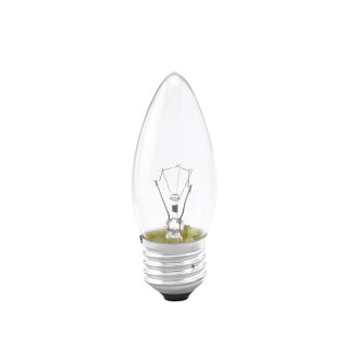 Osram Glühbirne Kerze 25W E27 klar Glühlampe 25 Watt warmweiß dimmbar