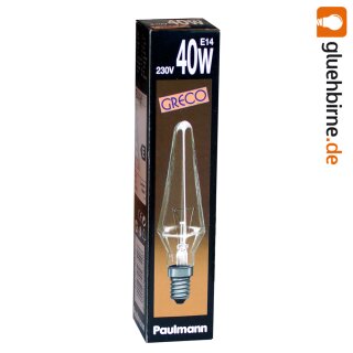 Paulmann Kerze Greco klar 40W E14 Glühbirne Glühlampe 40 Watt 563.49