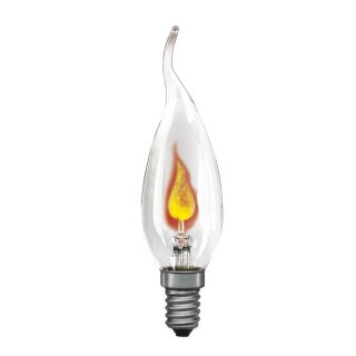 Paulmann Kerze windstoß Flacker 3W E14 Kerzen 3 Watt 530.03 Flackerkerze Glühbirne Glühlampe