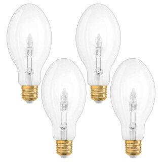 4 x Osram Vintage Edition 1906 Halogen Leuchtmittel Oval 20W = 25W E27 klar warmweiß dimmbar