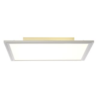 Brilliant Flat LED Deckenaufbau Panel 42x42cm Alu 45W 2550lm warmweiß 3000K Backlight easyDim per Lichtschalter dimmbar