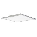 Brilliant Flat LED Deckenaufbau Panel 42x42cm Alu 45W 2550lm warmweiß 3000K Backlight easyDim per Lichtschalter dimmbar