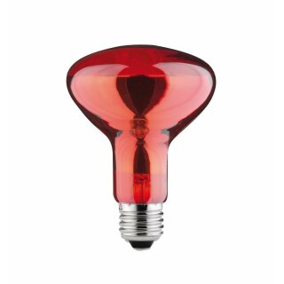 Bellight Infrarot Reflektor R95 100W E27 230V rot Vollglas red