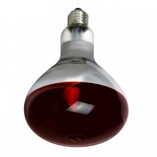 Infrarot R125 Reflektor verspiegelt 150W E27 230V rot Glühlampe red