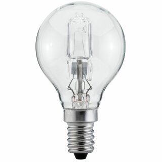 Halogen Tropfen 42W fast 60W E14 klar Kugel warmweiß dimmbar