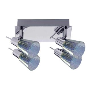 Paulmann Deckenleuchte Spotlights Omikron Chrom 4 x 42W G9 230V Halogen