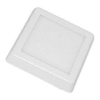 Voltolux PROFESSIONAL LED Aufbauflächenleuchte Aufbaupanel Weiß 12W 700lm Neutralweiß 4000K eckig 17cm