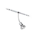 5 x Paulmann Seil- und Schienensystem 2Easy Spot Basil Chrom matt 5 x 20W GU5,3 12V Halogen