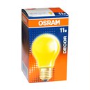 35 x Osram Glühbirne 11W GELB E27 11 Watt...