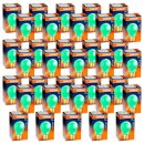 35 x Osram Glühbirne 11W GRÜN E27 11 Watt...