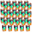 35 x Osram Glühbirne 11W GRÜN E27 11 Watt Glühlampe Glühbirnen Glühlampen