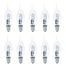 100 x Müller-Licht Eco Halogen Leuchtmittel Windstoß Kerze 28W = 37W E14 warmweiß 2900K dimmbar