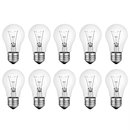 10 x Leuci Glühbirne 25W E27 klar Glühlampe 25 Watt Glühbirnen Glühlampen