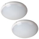 2 x Müller-Licht LED Feuchtraumleuchte Aquaround 20W IP65...