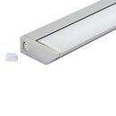 Müller-Licht LED Unterbauleuchte 58cm Cabinet Light Swing 60 Titan silber 10W warmweiß 2900K mit Schalter