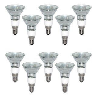 10 x Halogen Reflektor PAR16 40W E14 Alu warmweiß 40 Watt warmweiß dimmbar flood 35°