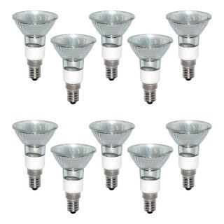 10 x Halogen Reflektor PAR16 40W E14 Alu warmweiß 40 Watt warmweiß dimmbar flood 35°