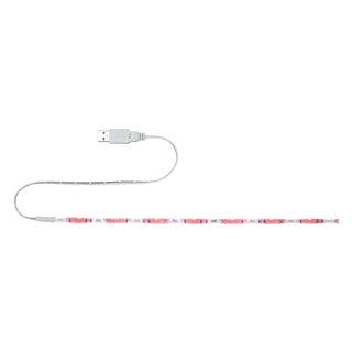 Paulmann LED Stripe mit USB Anschluss Rot/Weiß 30cm 1,5W
