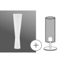 Paulmann Lampenschirm Living 2Easy Biodola Opal Glas 120 x 450 mm