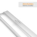 Müller-Licht LED Unterbauleuchte Conero DIM 60cm Titan Silber 10W 700lm 4000K verlängerbar Schalter dimmbar