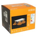 Steinel Profi Sensor Halogen Strahler HS 502 Silber IP44 500W R7s warmweiß schwenkbar