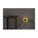 Müller-Licht LED Stecker Nachtlicht Sirius Sensor Square 2 x USB extra warmweiß Amber mit Schalter