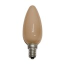 10 x Glühbirne Kerze Softone Flame Terracotta 40W...