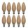 10 x Glühbirne Kerze Softone Flame Terracotta 40W E14 Glühlampe 40 Watt Glühbirnen Glühlampen