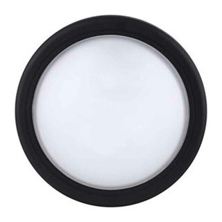 Müller-Licht LED Bulkhead Außenleuchte Round Wand- & Deckenleuchte schwarz & weiß 4W Leuchte neutralweiß 4000K IP54 Feuchtraumleuchte