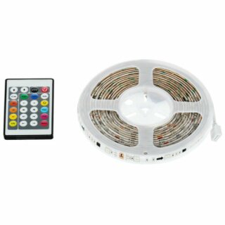 Müller-Licht digitaler LED Strip 5m 18W RGB Set Netzteil, Fernbedienung, Verbinder