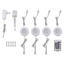 Müller-Licht LED Einbau- & Aufbauleuchte 4er Set...