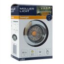 Müller-Licht LED Einbauleuchte starr rund Chrom IP23...