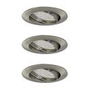 3 x Müller-Licht LED Einbauleuchten Downlight Satin...
