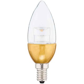 Müller-Licht LED Leuchtmittel Kerzenform 4,5W = 30W E14 Gold 320lm warmweiß 2700K