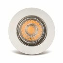 Müller-Licht LED Einbauleuchte starr Weiß IP23 5W GU10 300lm warmweiß 2700K