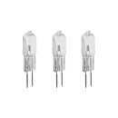 3 x Müller-Licht Halogen Stiftsockellampe 35W GY6,35 klar 520lm warmweiß 2900K dimmbar