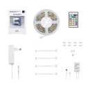 Müller-Licht LED Strip 5m 17W 195lm RGB 150LEDs Farbwechsel inkl. Fernbedienung