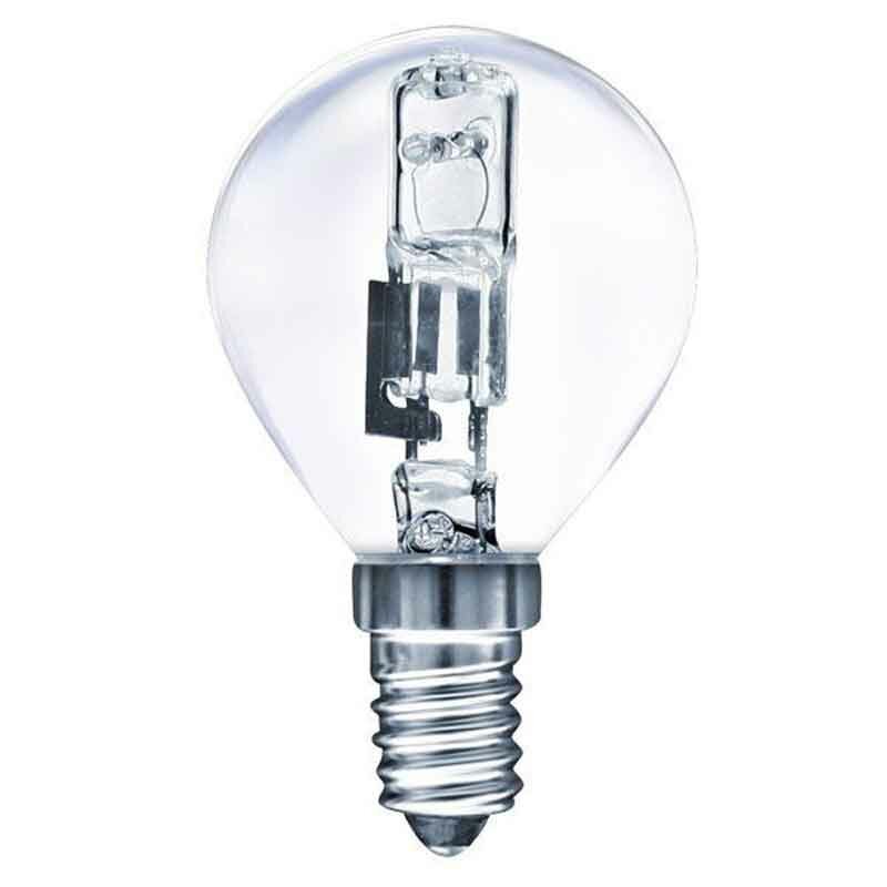 M-Light Halogen Leuchtmittel Birnenform 18W =25W E27 klar warmweiß 2900K dimmbar